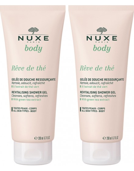 Nuxe REVE DE THE gel DOUCHE FONDANT SET 2 pz