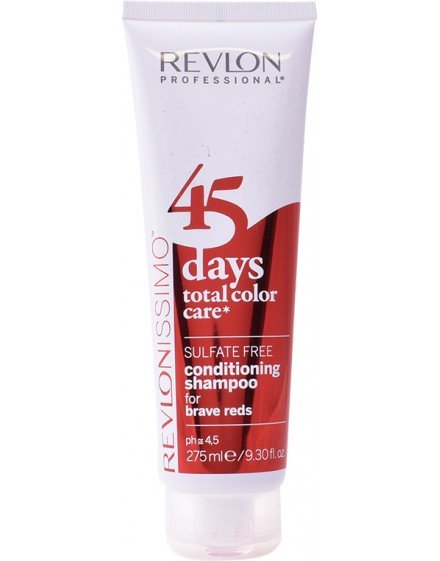 45 DAYS conditioning shampoo for brave reds 275 ml - Revlon