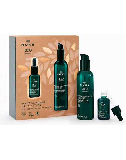 Nuxe BIO ORGANIC GRAINES DE MORINGA set EAU MICELLAIRE 2 pz