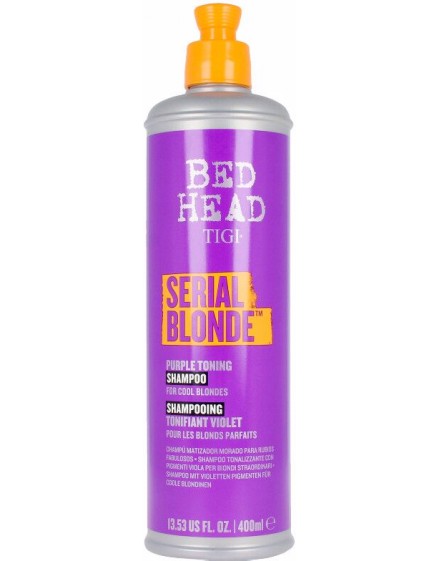 BED HEAD serial blonde purple toning shampoo 400 ml - Tigi -