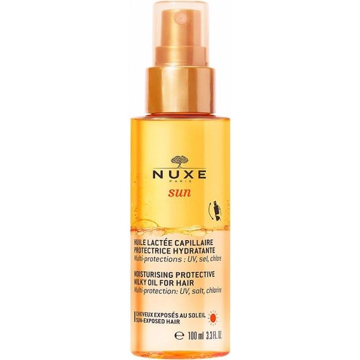 NUXE SUN huile lactee capillaire protectrice hydratante 100