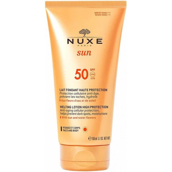 NUXE SUN lait fondant haute protection SPF50 150 ml