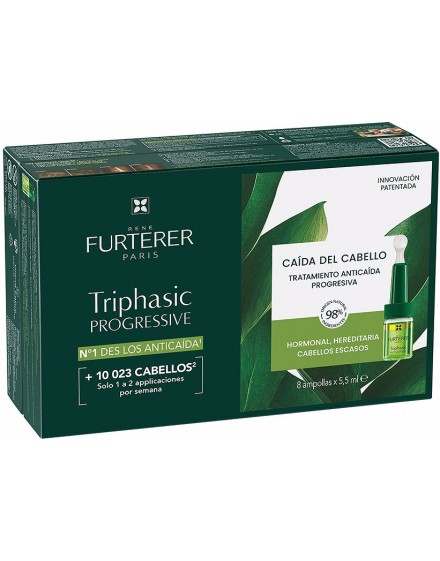 Rene Furterer TRIPHASIC PROGRESSIVE ritual anti caida 8 x 5,5 ml