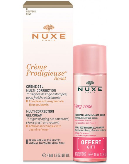Nuxe CREME PRODIGIEUSER BOOST CREME GEL MULTI-CORRECTION set 2 pz