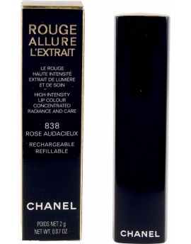 Chanel ROUGE ALLURE LEXTRAIT lipstick rose audacieux-838