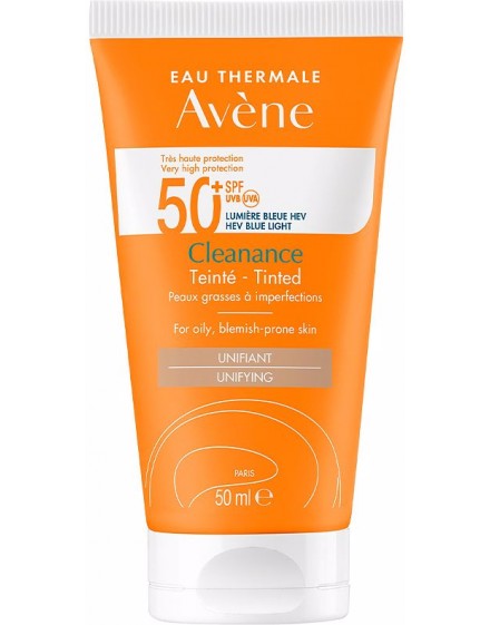 Avène TRES HAUTE PROTECTION CLEANANCE tinted unifying oily skin SPF50+ 50 ml