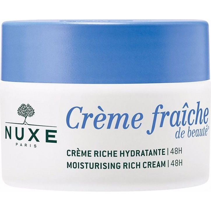 CREME FRAICHE DE BEAUTERcreme riche hydratante 48h 50 ml