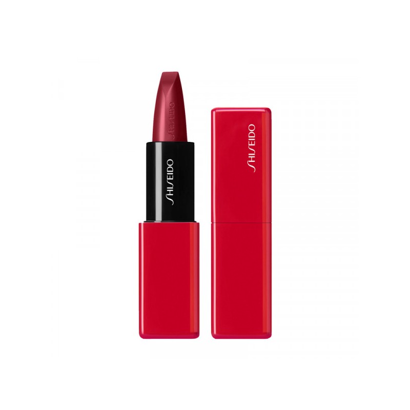 Shiseido TECHNOSATIN gel lipstick 411 SCARLET CLUSTER