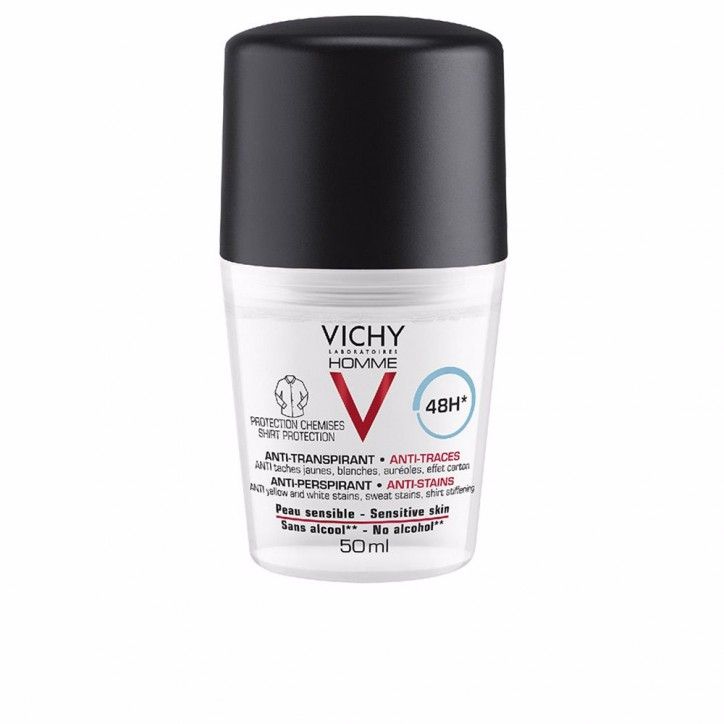 HOMME anti-transpirant anti-traces 48h deo roll-on 50 ml