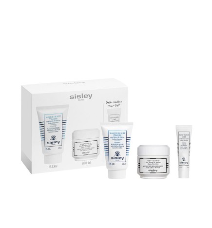 Sisley SOIN VELOURS AUX FLEURS SAFRAN set 3 pz