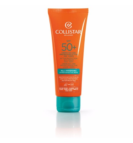 SUN CREAM active face-body protection SPF50+ 100 ml - Collistar