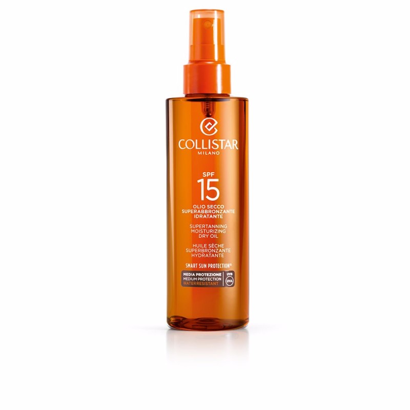 Moisturizing Super Tanning DRY OIL SPF15 200 ml - Collistar -