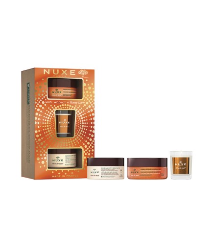 Nuxe EXFOLIATING HONEY RÊVE + BODY GEL BALM SET 3 pcs