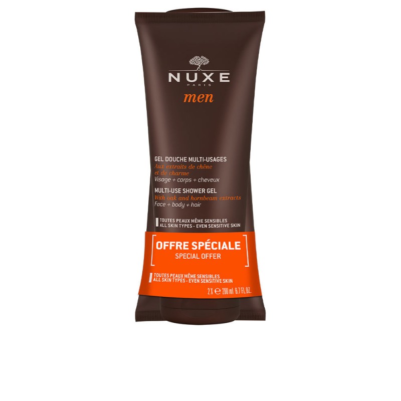 Nuxe NUXE MEN shower gel MULTIFUNCTION SET 2 x 200 ml