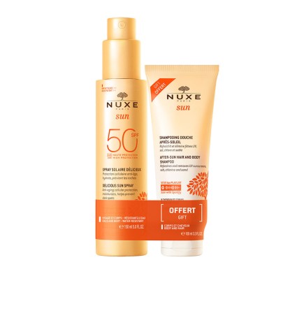 Nuxe NUXE SUN DELICIOUS FACE & BODY SPRAY SPF50 SET 2 pcs