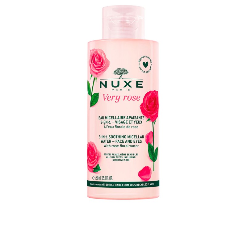 Nuxe VERY ROSE 3in1 Soothing Micellar Water for All Skin 750 ml