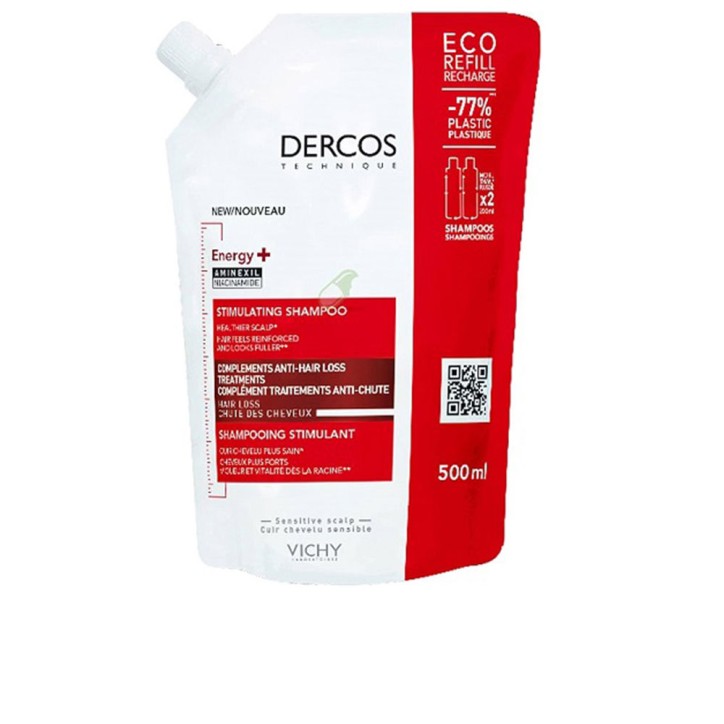 DERCOS TECHNIQUE énergisant shampooing refill 500 ml