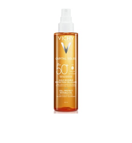 Vichy CAPITAL SOLEIL spray aceite invisible cell protect SPF50 200 ml
