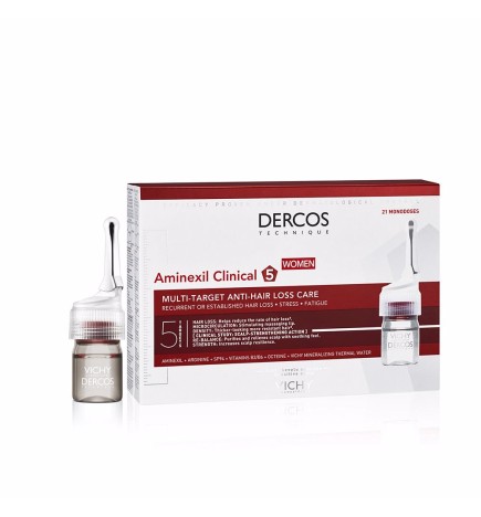 DERCOS aminexil clinical soin traitant anti-chute 21 x 6 ml