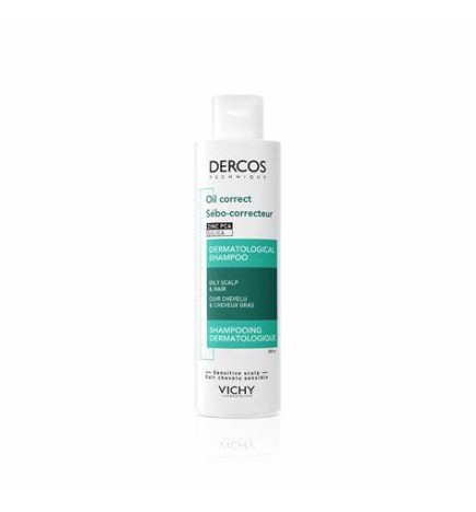 Vichy DERCOS sebum control shampoo for oily hair 200 ml