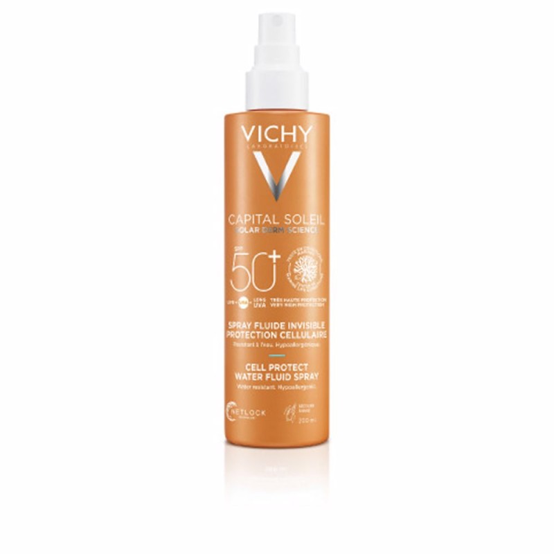 Vichy CAPITAL SOLEIL spray fluide invisible protection cellulaire SPF50+ 200 ml