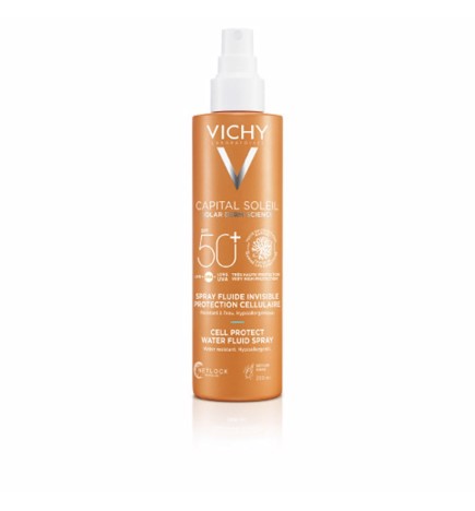 Vichy CAPITAL SOLEIL spray fluide invisible protection cellulaire SPF50+ 200 ml
