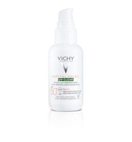 Vichy CAPITAL SOLEIL UV CLEAR fluide anti-imperfections SPF50+ 40 ml