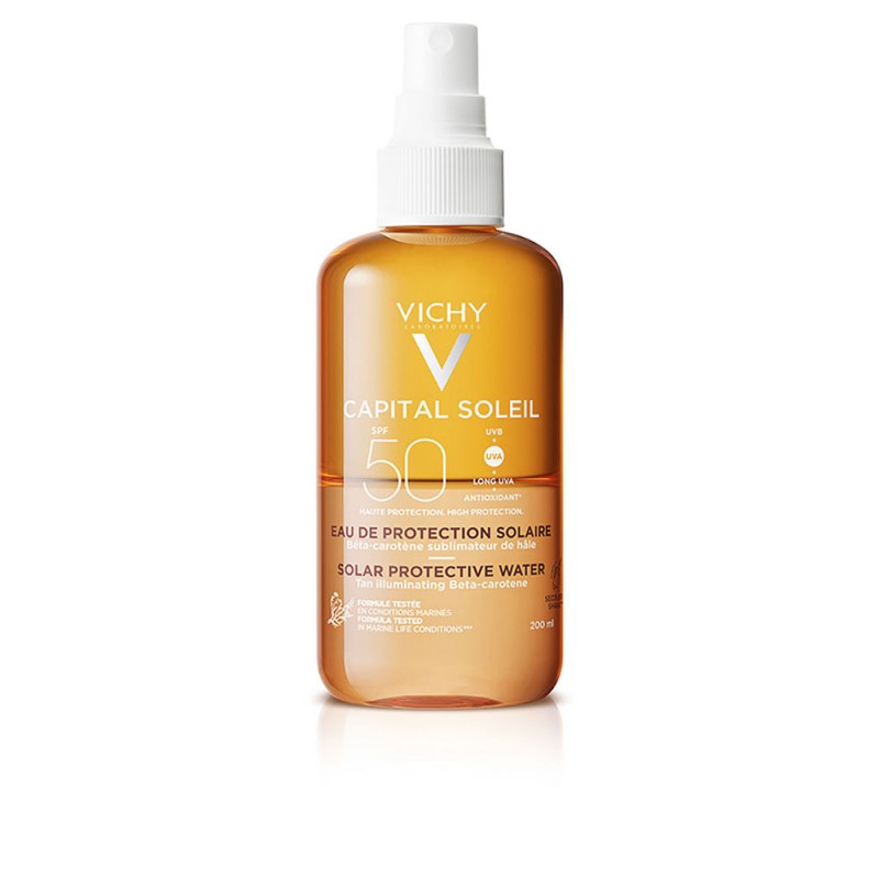 Vichy IDÉAL SOLEIL eau de protection solaire hâle sub SPF50 200 ml