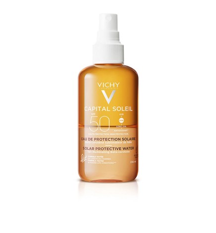Vichy IDÉAL SOLEIL eau de protection solaire hâle sub SPF50 200 ml