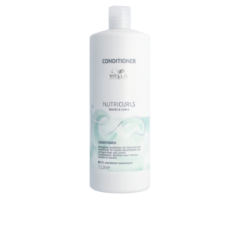 Wella Professionals NUTRICURLS Cleansing Conditioner for Hair with Curls and Waves 1000 ml