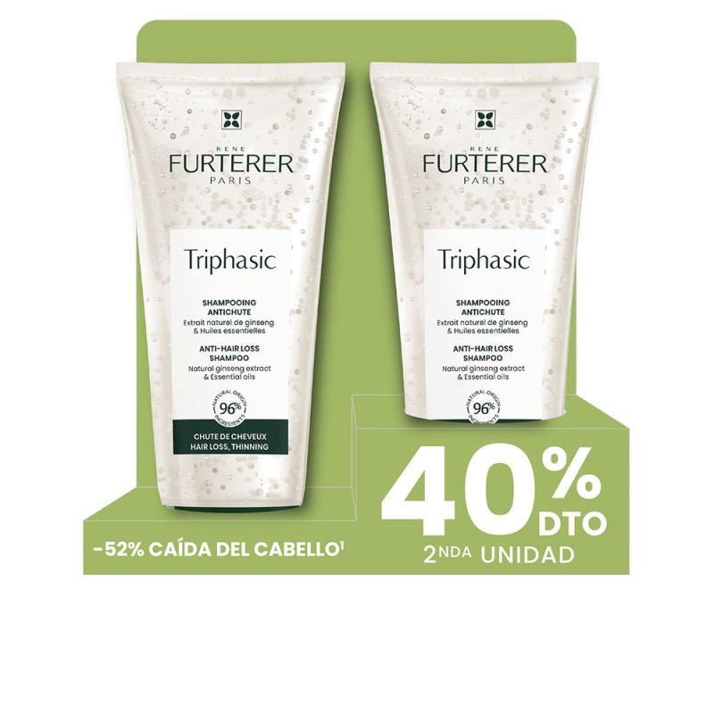 Rene Furterer TRIPHASIC ANTI-HAIR LOSS SHAMPOO SET 2 x 200 ml