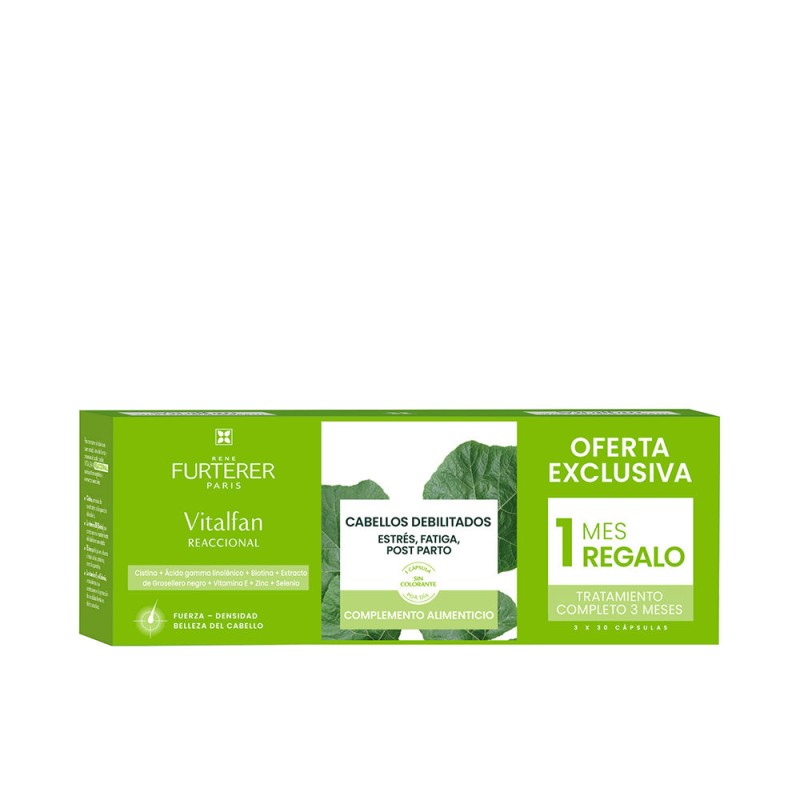 Rene Furterer VITALFAN DIETARY SUPPLEMENT FALL SET 3 x 30 capsules