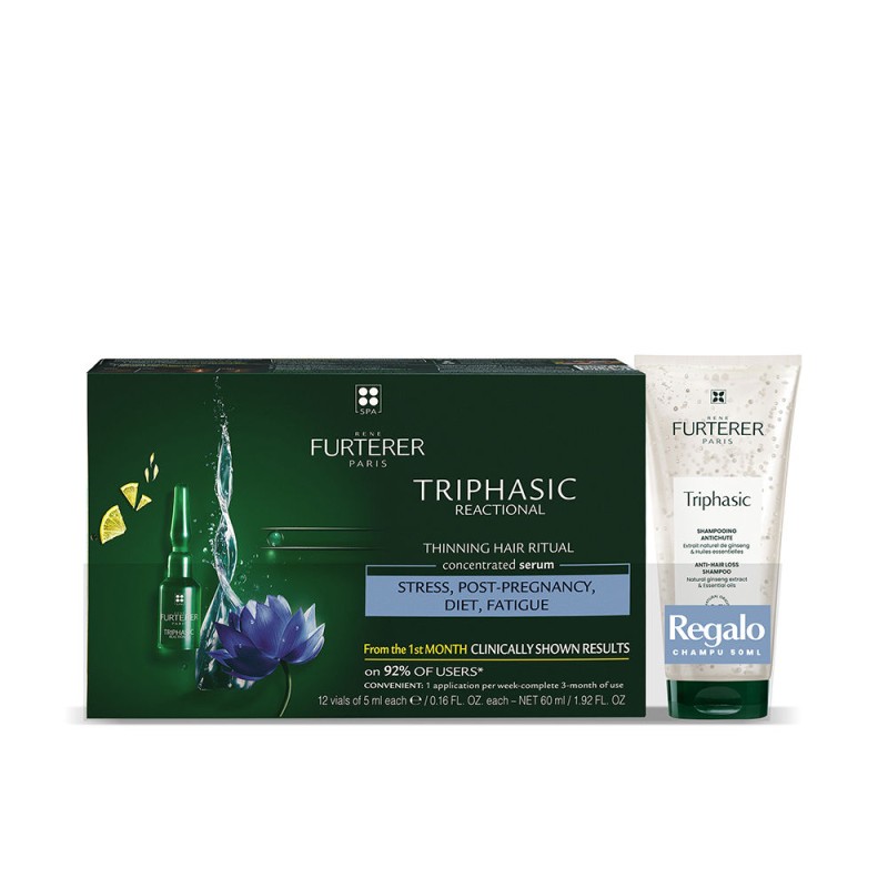 Rene Furterer TRIPHASIC REACTIONAL RITUAL ANTI-HAIR LOSS SET 13 pcs