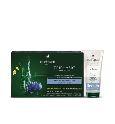 Rene Furterer TRIPHASIC REACTIONAL RITUAL ANTI-HAIR LOSS SET 13 pcs