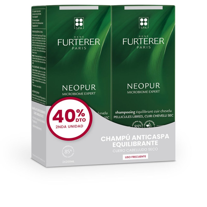 Rene Furterer NEOPUR MICROBIOME EXPERT dry anti-dandruff shampoo duo 2 x 150 ml