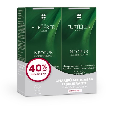 Rene Furterer NEOPUR MICROBIOME EXPERT dry anti-dandruff shampoo duo 2 x 150 ml
