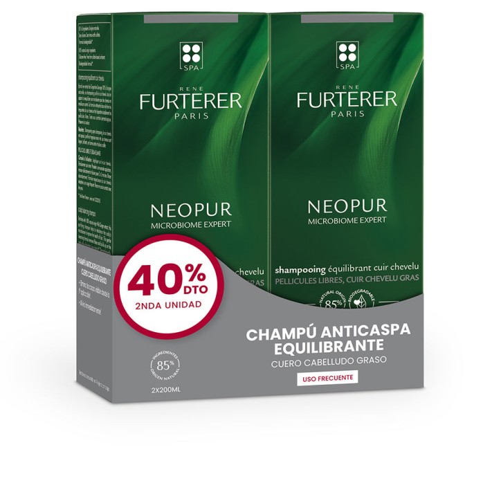 NEOPUR MICROBIOME EXPERT oily anti-dandruff shampoo duo 2 x 150 ml
