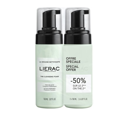 Lierac MAKE-UP REMOVER CLEANSING FOAM pack 2 x 150 ml