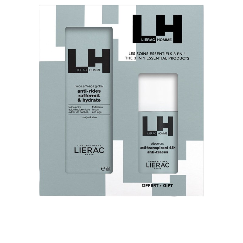 Lierac HOMME GLOBAL ANTI-AGING FLUID SET 2 pcs