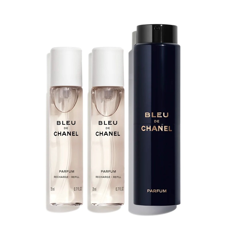 Chanel BLEU PARFUM twist and spray Refillable botlle - 3x20ml