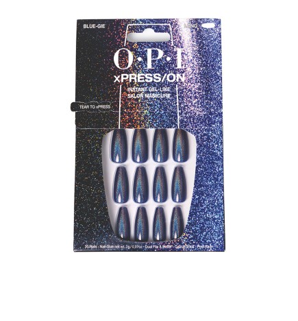 O.P.I OPI xPRESS/ON Artificial Nails Nail Art Blue-Gie 30 u