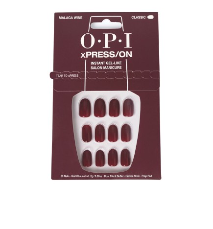 O.P.I OPI xPRESS/ON Artificial Nails Iconic Shades Malaga Wine 30 u