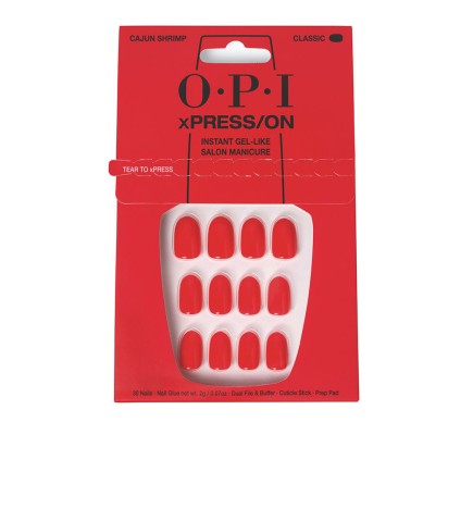 O.P.I OPI xPRESS/ON Artificial Nails Iconic Shades Cajun Shrimp 30 u