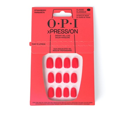 O.P.I OPI xPRESS/ON Artificial Nails Iconic Shades Strawberry Margarita 30 u