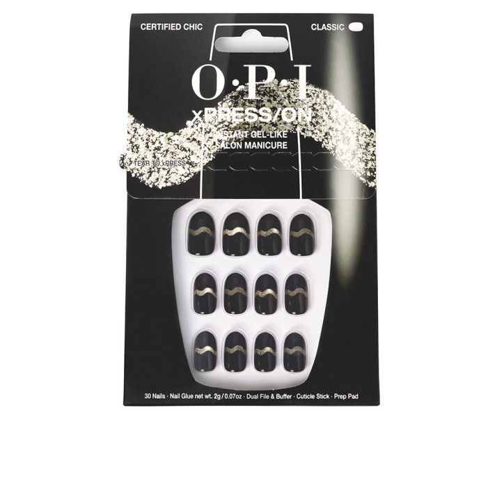 OPI xPRESS/ON Artificial Nails Nail Art Certified Chic 30 u
