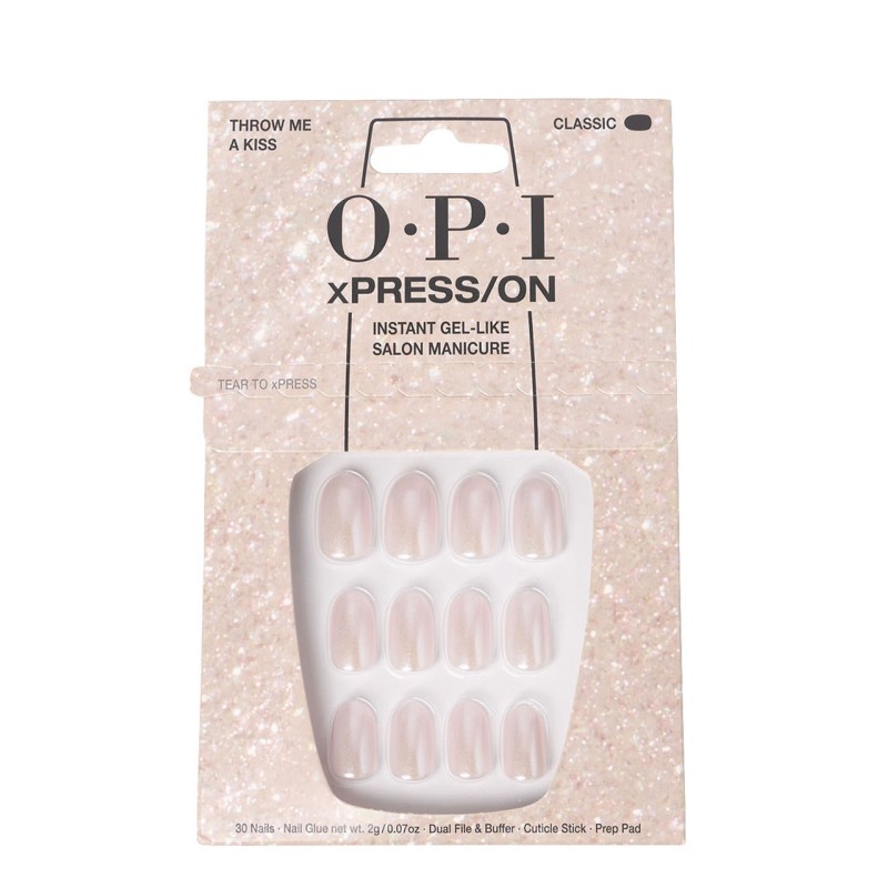 O.P.I OPI xPRESS/ON Artificial Nails Iconic Shades Throw Me a Kiss 30 u
