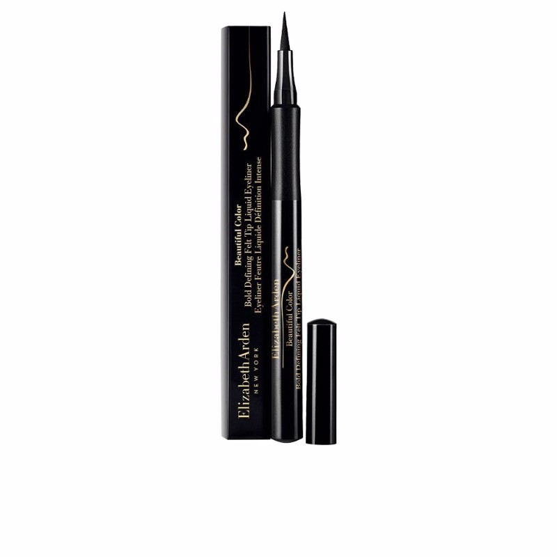 Elizabeth Arden BEAUTIFUL COLOR bold defining felt tip liquid eyeliner seriously black