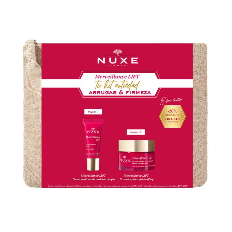 Nuxe MERVEILLANCE LIFT ANTI-AGING ROUTINE LIFT-FIRMNESS DAY & EYES CASE