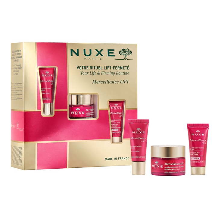MERVEILLANCE LIFT ANTI-AGING ROUTINE LIFT-FIRMNESS CREAM POWDER CASE