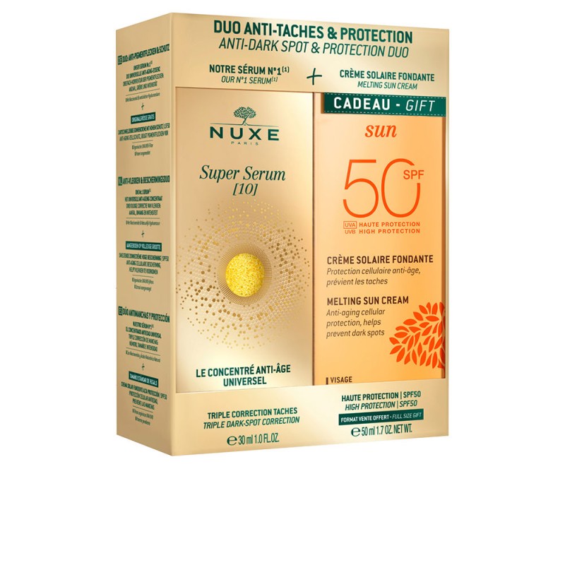 Nuxe SUPER SERUM 10 30 ML + SUN CREAM SPF50 50 ML PACK 2pcs